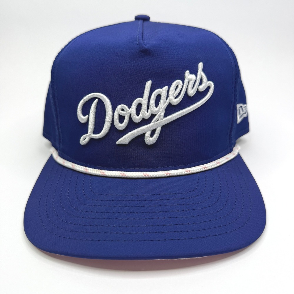 Los Angeles Dodgers New Era Golfer Snapback Hat Mens OSFM Blue Rope Cap MLB